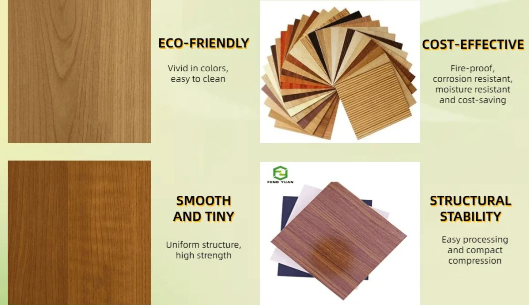 1220*2440mm Cabinet Wood Faced UV Raw Laminated Veneer Slot Slotted Waterproof Moisture Resistant Glossy Fancy Fiberboard Plain Melamine MDF