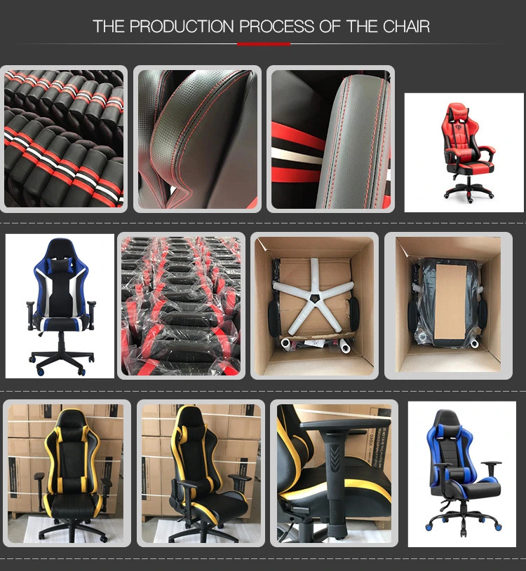 Modern Simplicity Computer Gamer Racing Gaming with Footrest Factory Cheap Home Recliner Office Chair