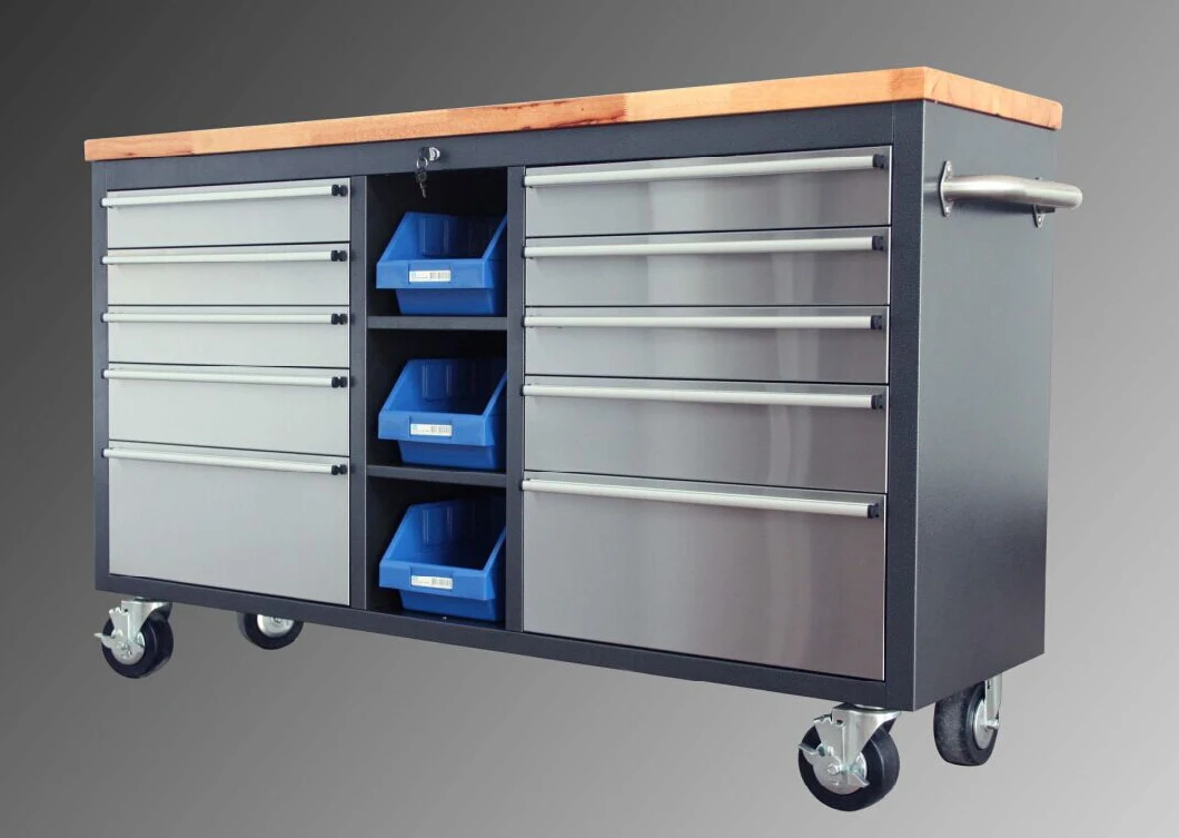 60inch with 3 Box with Powder Coated Cheap Tool Cabinets Roller Cabinet