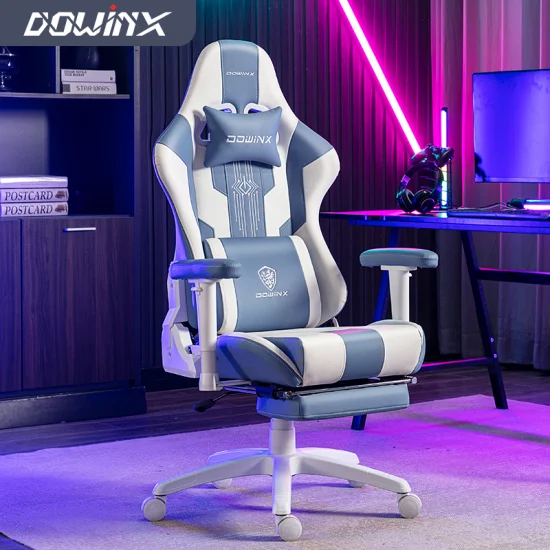 Chaise de jeu de Massage de joueur de Silla en gros de dos élevé avec le pivot de 360 ​​degrés inclinable de dos de 180 degrés